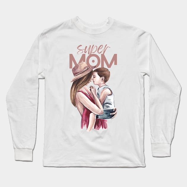 best ever strong mom Long Sleeve T-Shirt by LionKingShirts